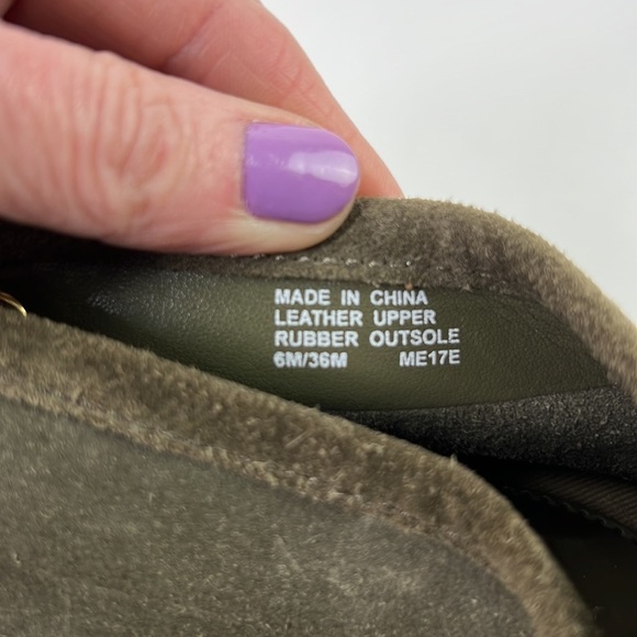 Michael Kors Green Suede Espadrilles Wallabee Shoes - Picture 4 of 8